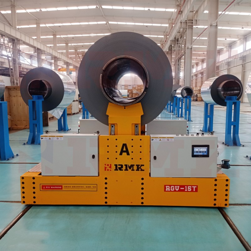 15 tonnin akku-ohjattu teräs rulla rautatiekuljetusvaunu