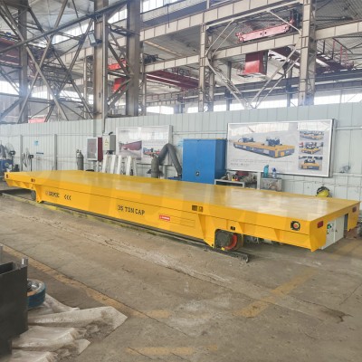Heavy Duty 35 Tonnin Akku Rail Transfer Cart