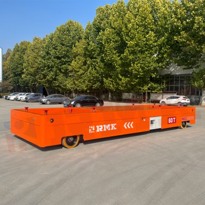 60 Tonnin Heavy Duty Hydraulinen Lifting Trackless Cart